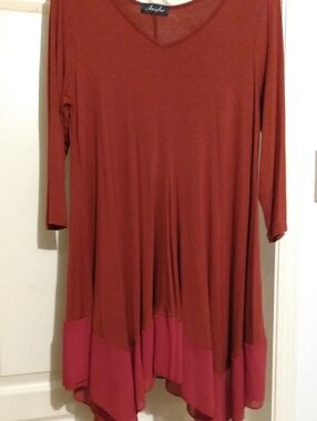 Deep Red Swingdress